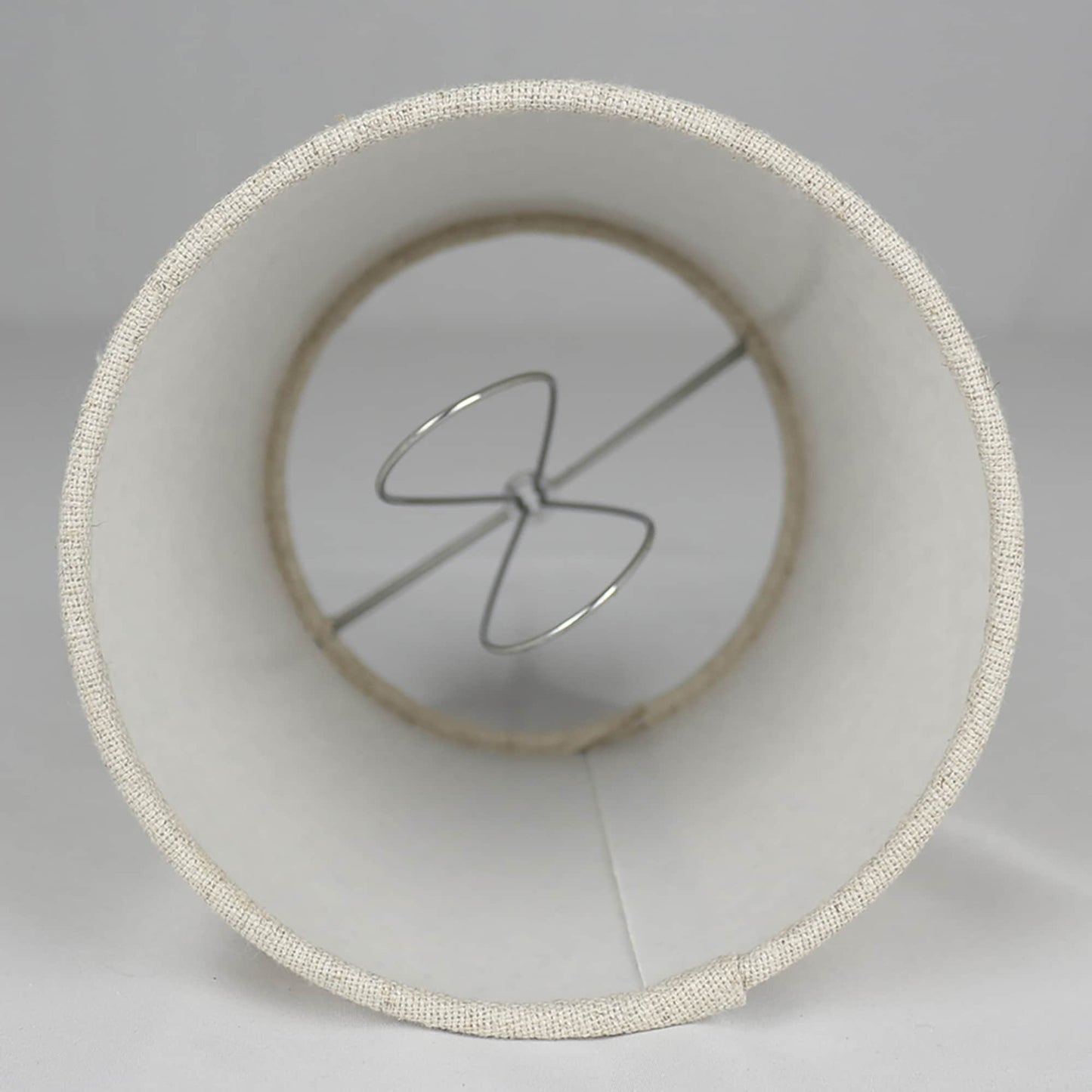 MERIVILLE Linen Clip On Chandelier Lamp Shades, 4-inch by 5-inch by 5-inch