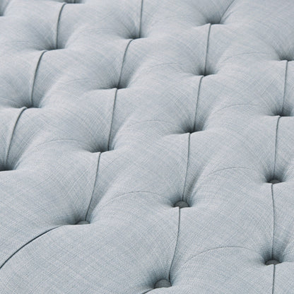 Pouf rembourré touffeté en bois massif Madision Park Chase en forme de planche de surf