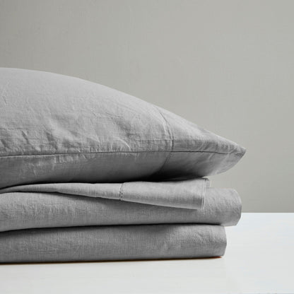 Madison Park Linen Blend 4PC Sheet Set