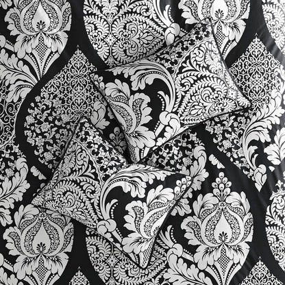 Madison Park Marcella Ensemble de couette en coton imprimé 7 pièces