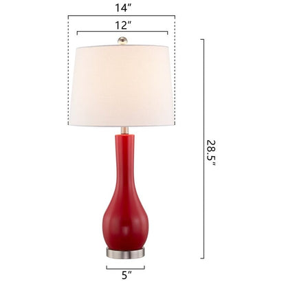 Ensemble de lampes de table en céramique 28,5 avec USB (lot de 2)