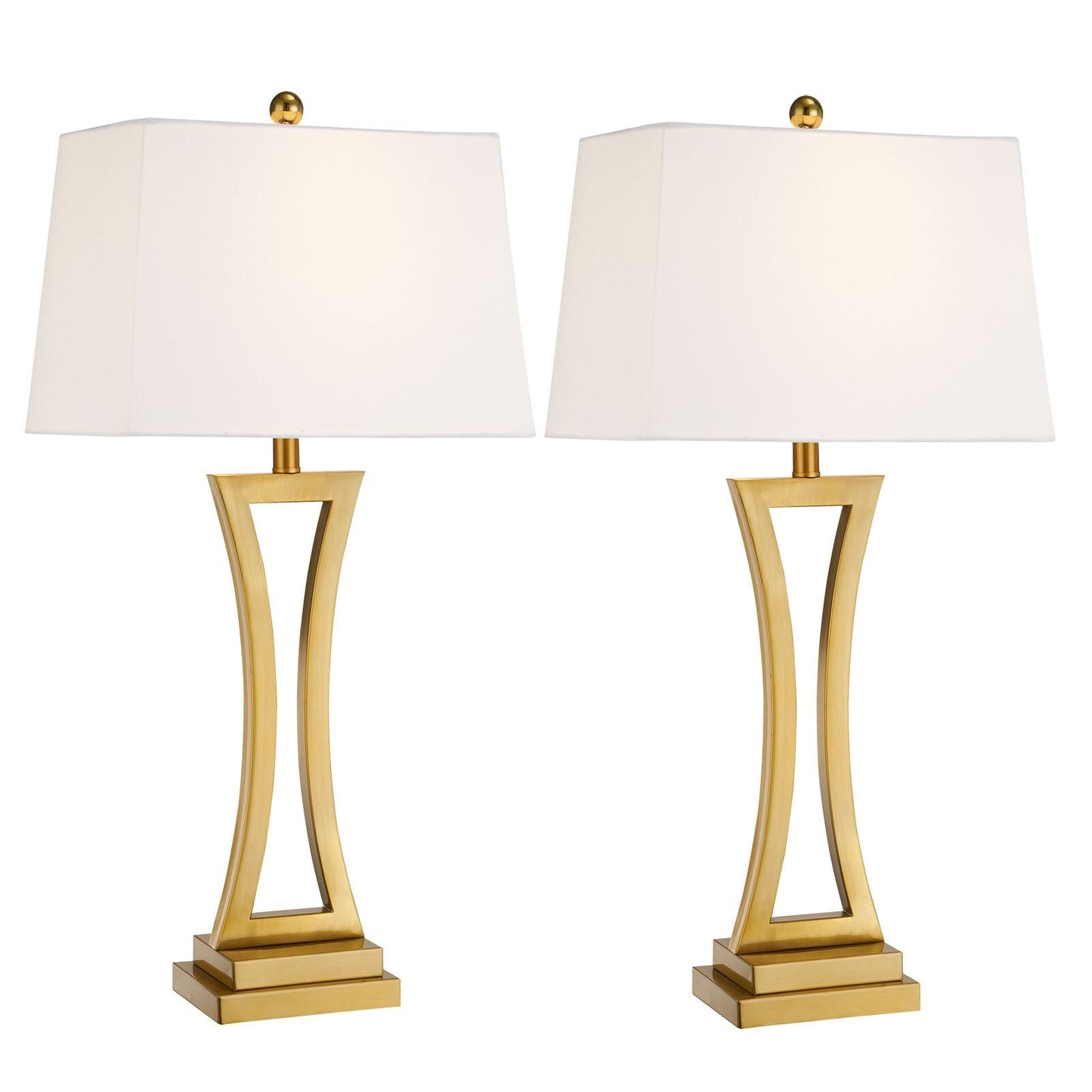Maxax 30.75 Bedside Table Lamp Set (Set of 2)