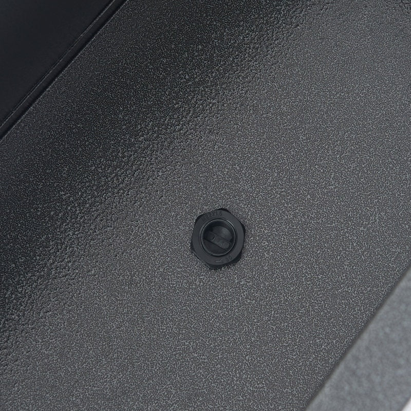 Jardinière métallique lourde pour plantes d'extérieur, 96 x 25 x 76 cm (L x l x H) de hauteur et de longueur, avec séparateur en métal - 96 x 76 x 25 cm