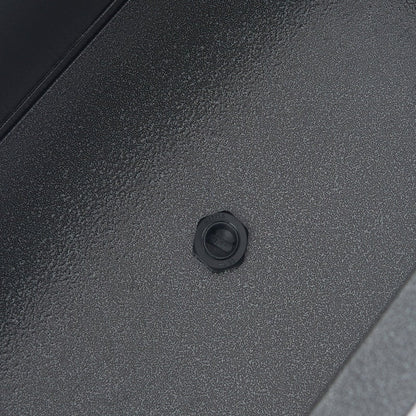 Jardinière métallique lourde pour plantes d'extérieur, 96 x 25 x 76 cm (L x l x H) de hauteur et de longueur, avec séparateur en métal - 96 x 76 x 25 cm