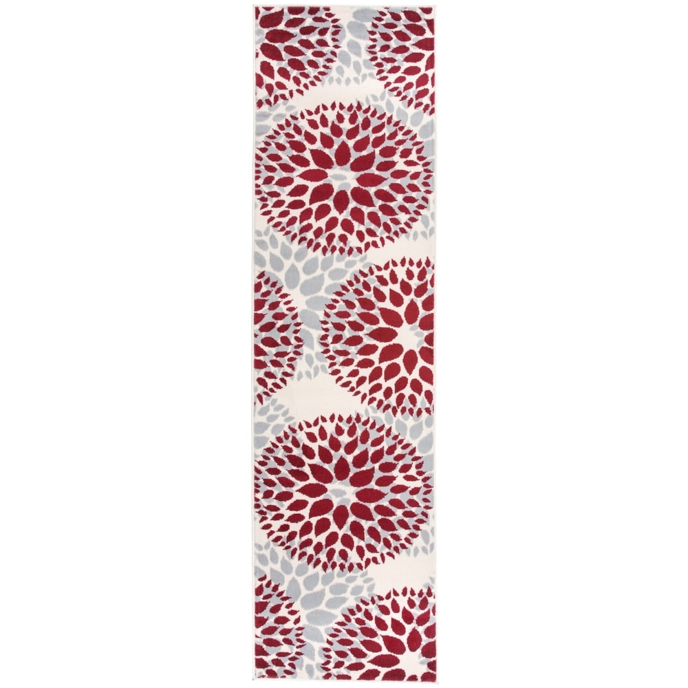 World Rug Gallery Modern Floral Circles Area Rug