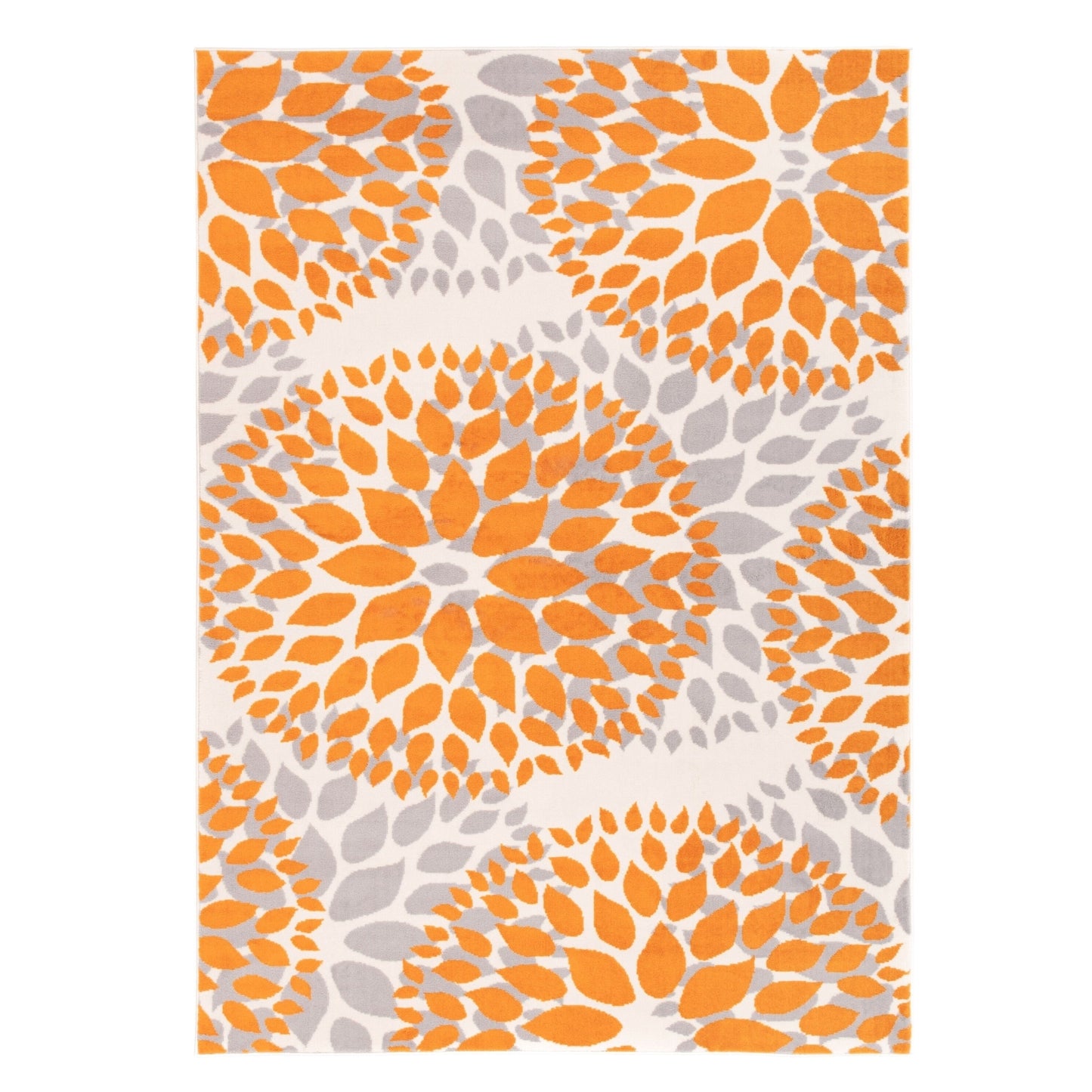 World Rug Gallery Modern Floral Circles Area Rug