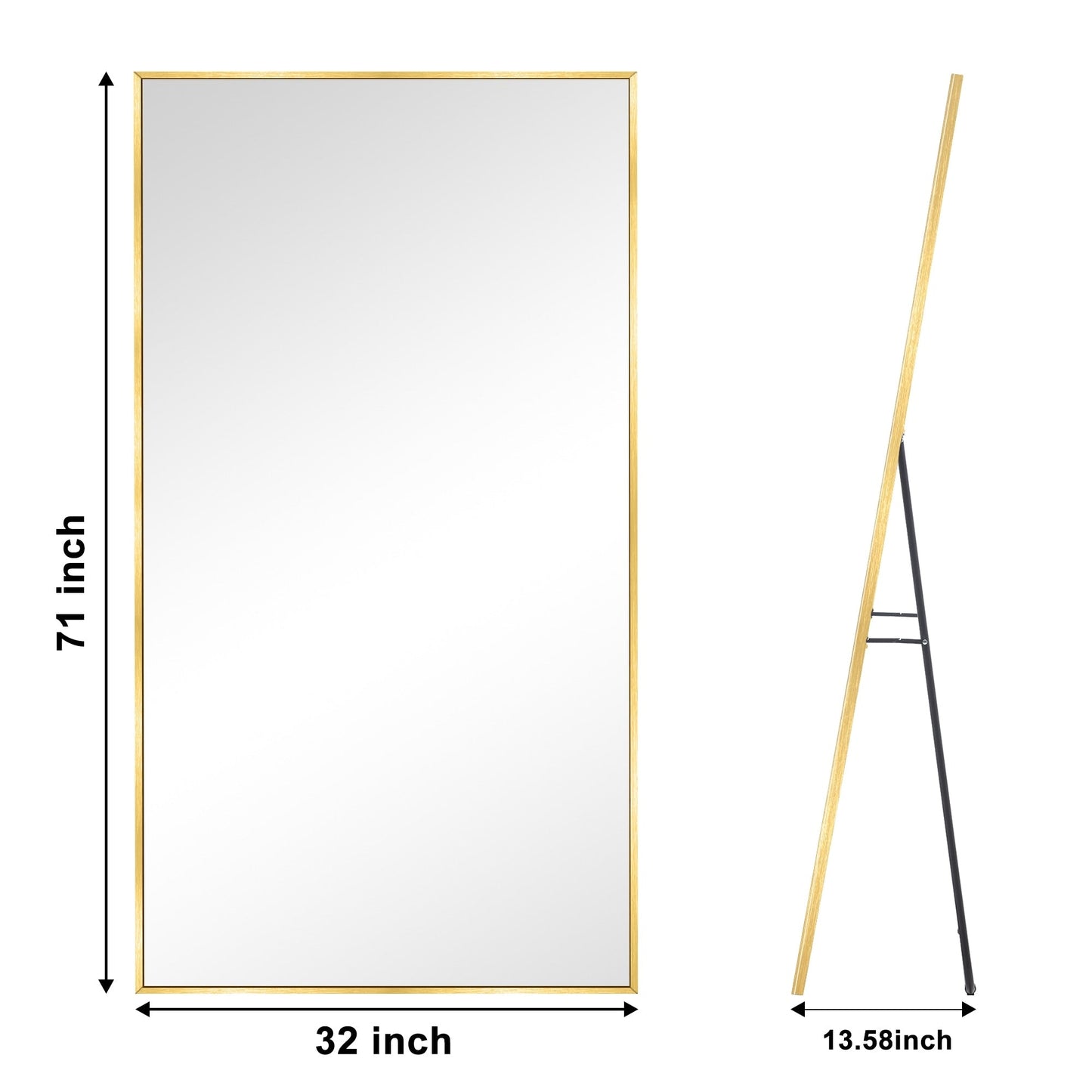 Modern Full Length Floor Mirror Freestanding Mirror