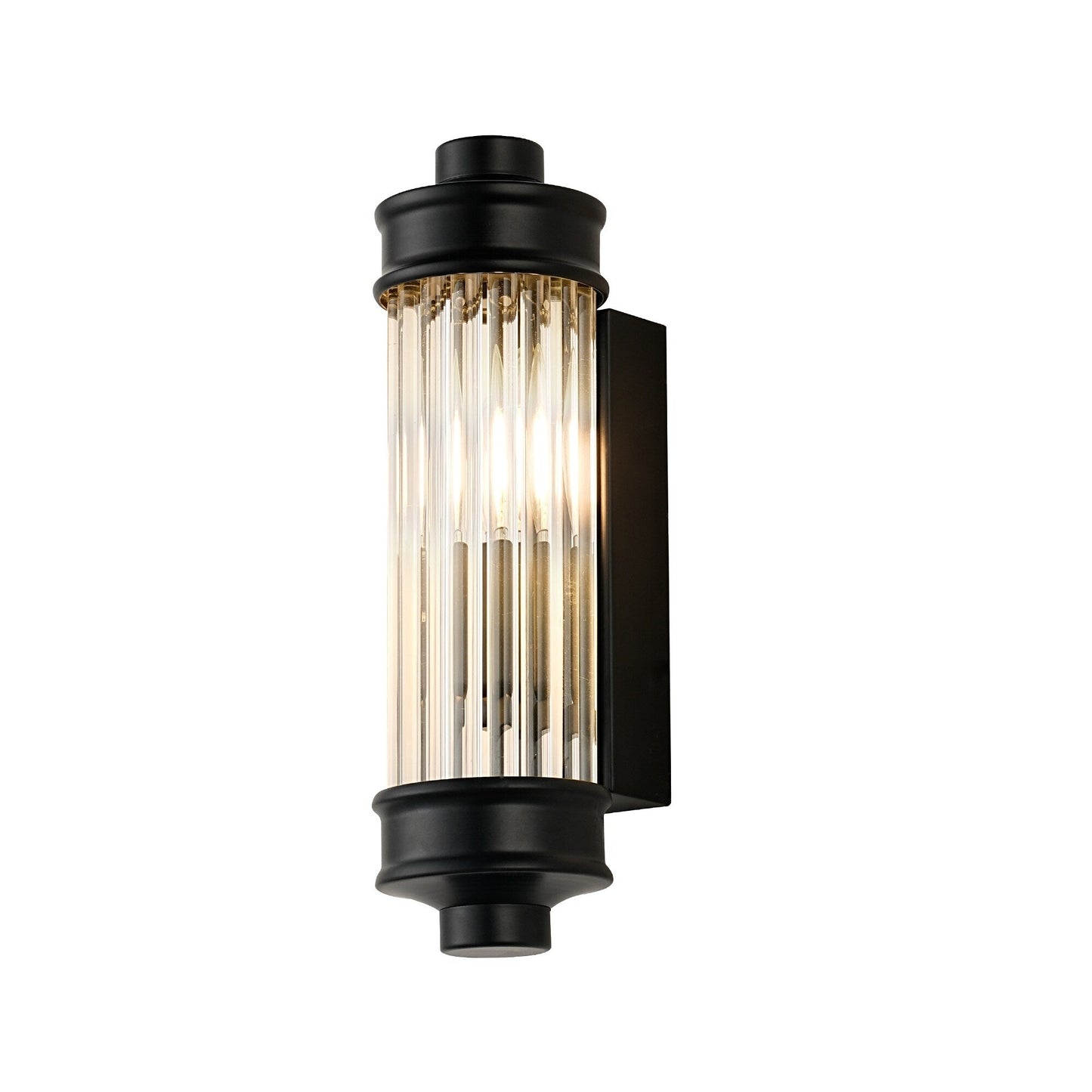 Nordic Postmodern Wall Sconce, European Wall Light in Simple Vintage Glass Crystal
