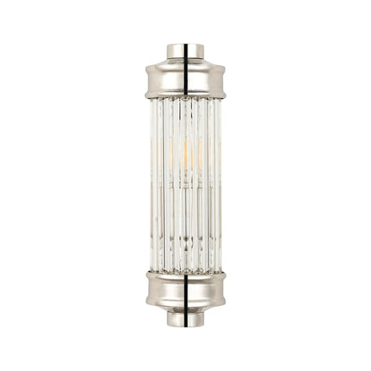 Nordic Postmodern Wall Sconce, European Wall Light in Simple Vintage Glass Crystal