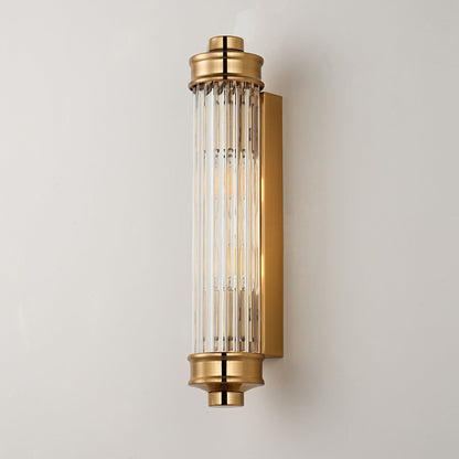 Nordic Postmodern Wall Sconce, European Wall Light in Simple Vintage Glass Crystal