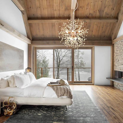 OYIPRO Modern Firework Sputnik Chandelier Crystal Pendant Lighting