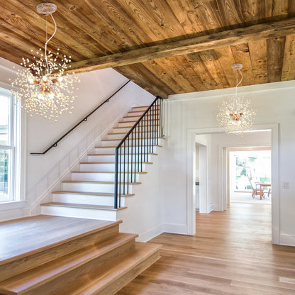 OYIPRO Modern Firework Sputnik Chandelier Crystal Pendant Lighting