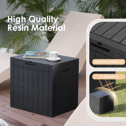 Outdoor Patio Storage Resin Lockable Deck Box