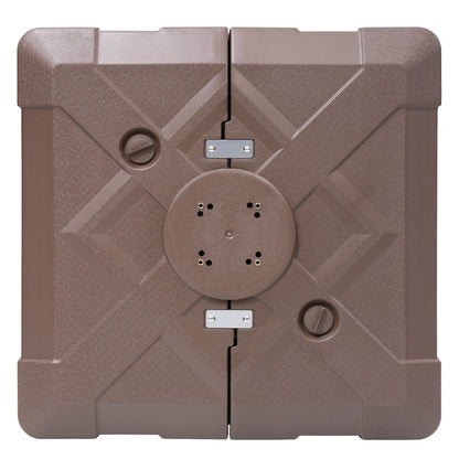 Base de parasol déporté Pellebant de 220 lb avec roulettes - N/A