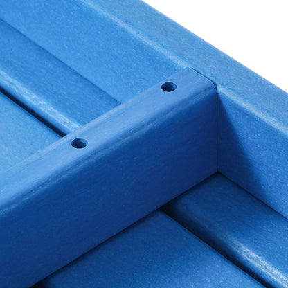 Polytrends Laguna Hdpe All Weather Outdoor Patio Rectangular Coffee Table