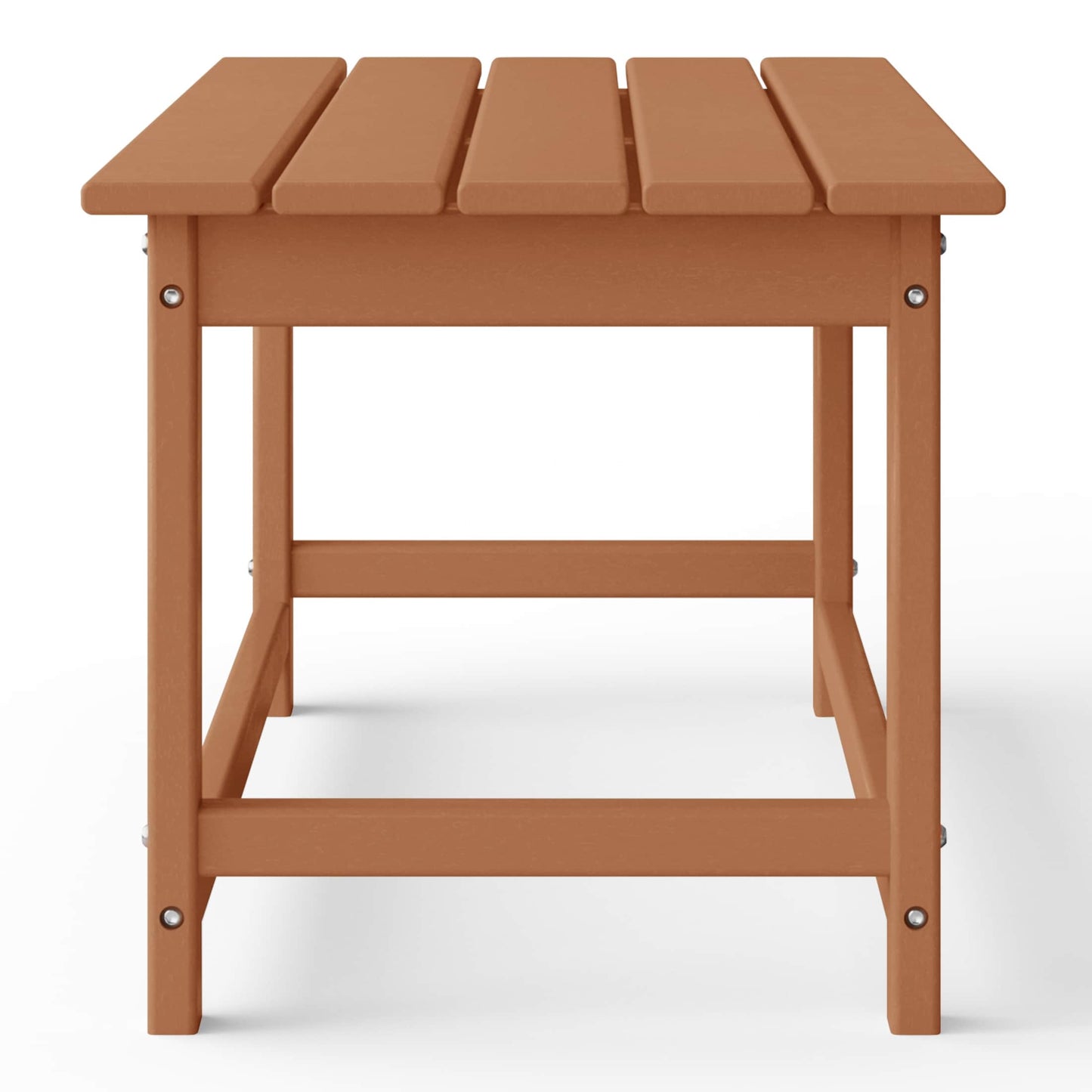 Polytrends Laguna Hdpe All Weather Outdoor Patio Rectangular Coffee Table