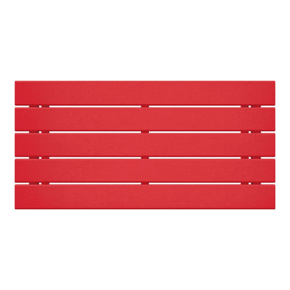 Polytrends Laguna Hdpe All Weather Outdoor Patio Rectangular Coffee Table