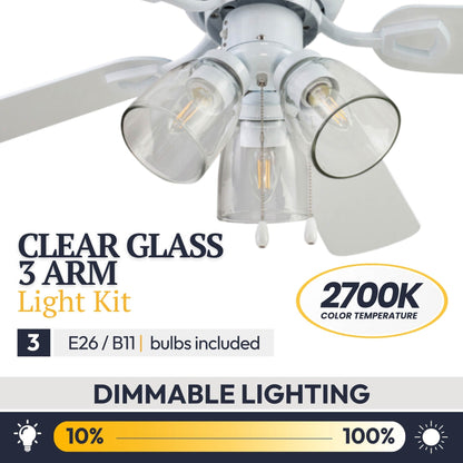 Prominence Home Renton Traditional Farmhouse Indoor Ceiling Fan