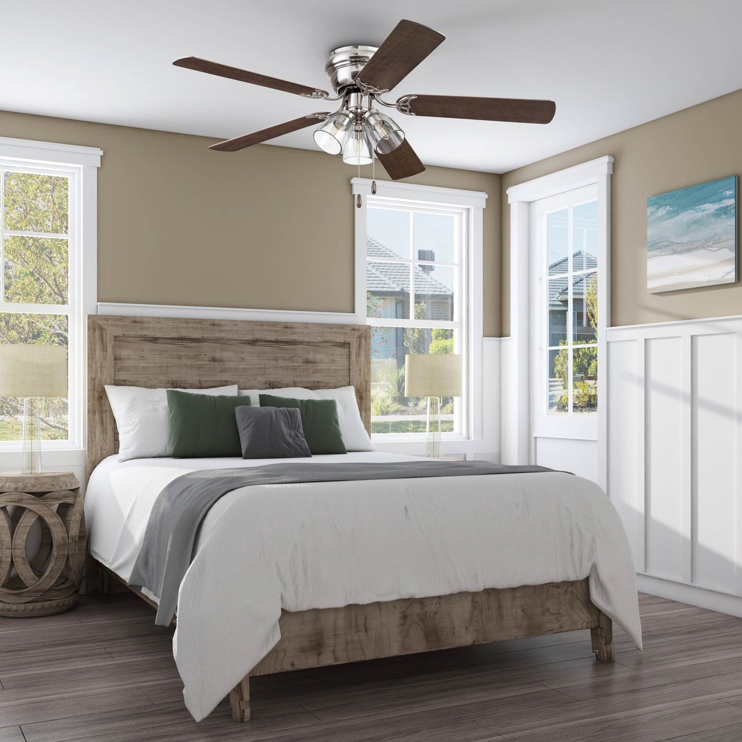 Prominence Home Renton Traditional Farmhouse Indoor Ceiling Fan
