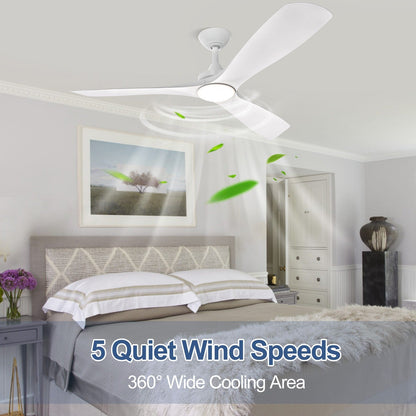 Ventilateur de plafond à distance avec lumières encastrées