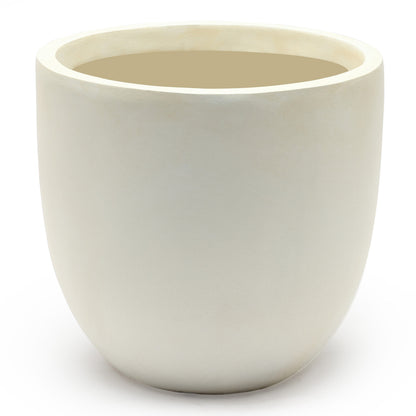 Tapered Round MgO Planter, Indoor and Outdoor