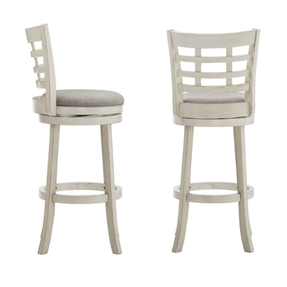 Rovinj Upholstered Back Swivel Bar Stool - Barstool