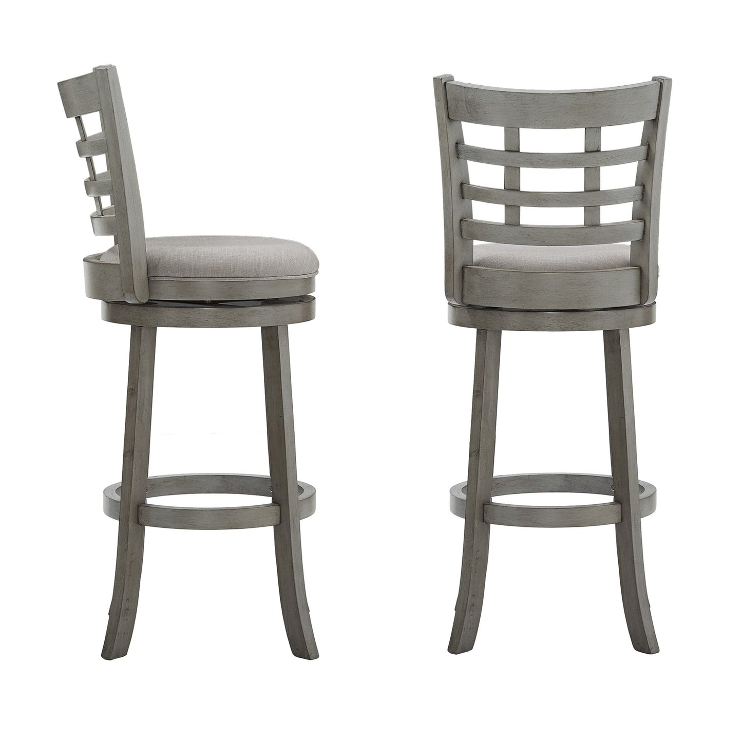 Rovinj Upholstered Back Swivel Bar Stool - Barstool