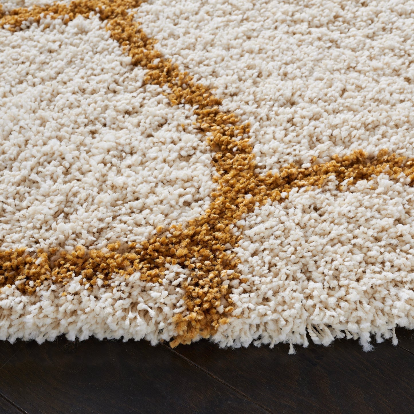 SAFAVIEH Hudson Shag Pushpa Trellis 2-inch Thick Area Rug