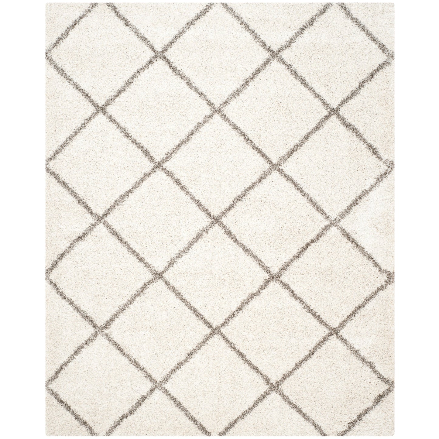 SAFAVIEH Hudson Shag Raili Diamond Trellis 2-inch Thick Rug