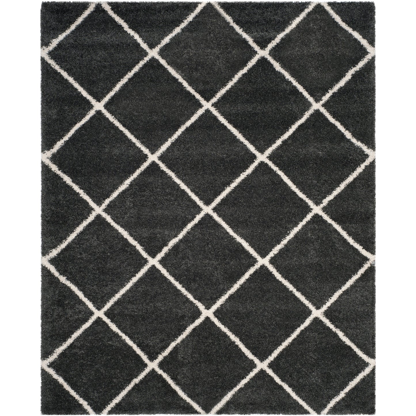 SAFAVIEH Hudson Shag Raili Diamond Trellis 2-inch Thick Rug