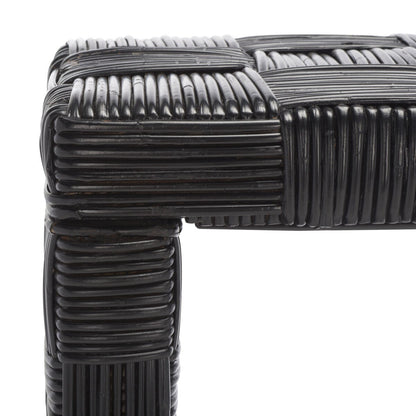 Console en rotin Mindel SAFAVIEH - 51 L x 14 P x 32 H