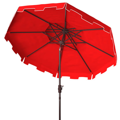 Parasol de marché double SAFAVIEH Outdoor Livia 9 pieds, base non incluse