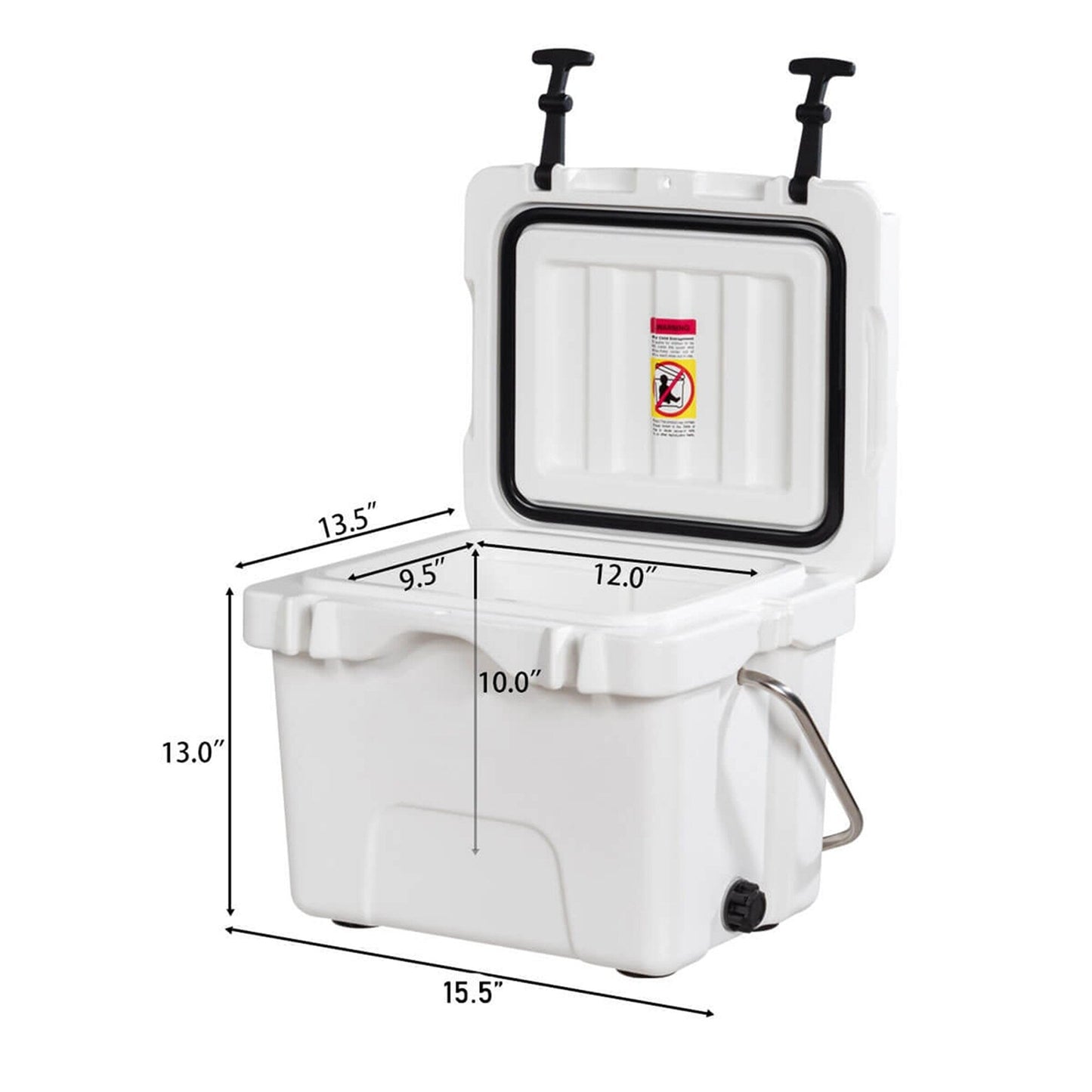 Glacière portable SKTAKOL 16 litres, anti-fuite, 24 canettes de glace - Voir les détails