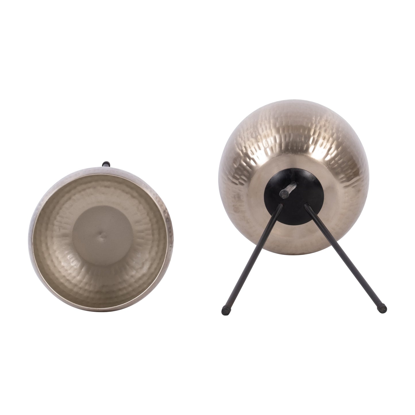 Sagebrook Home Lot de 2 jardinières robustes en fer sur supports modernes - Transformez votre espace de vie en oasis