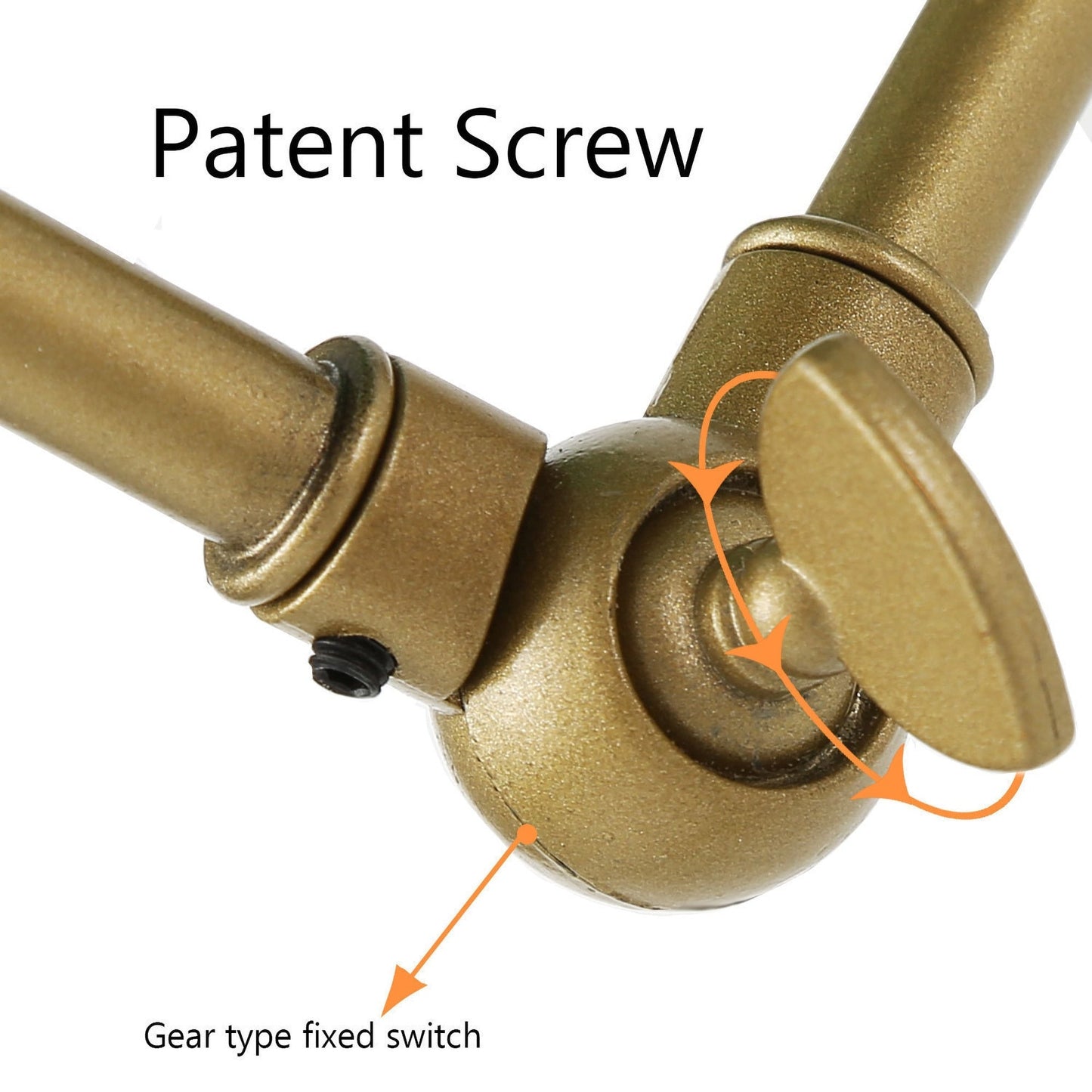 Lot de 2 appliques murales modernes à bras pivotant réglables et câblées