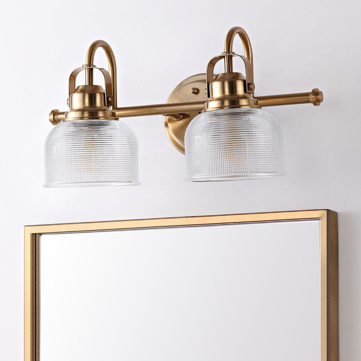 Shirley Metal/Glass LED Vanity Light, by JONATHAN Y