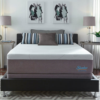 Ensemble de matelas en mousse à mémoire de forme gel Slumber Solutions Choisissez votre confort de 14 pouces