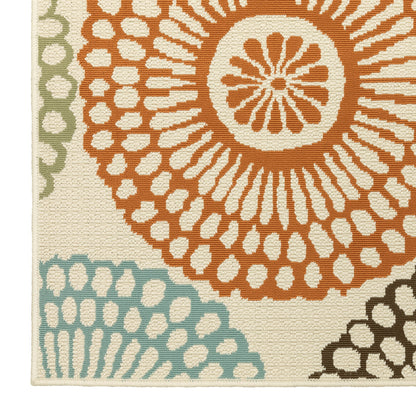 Vista Home Malta Medallions Multi-colored Indoor-Outdoor Rug