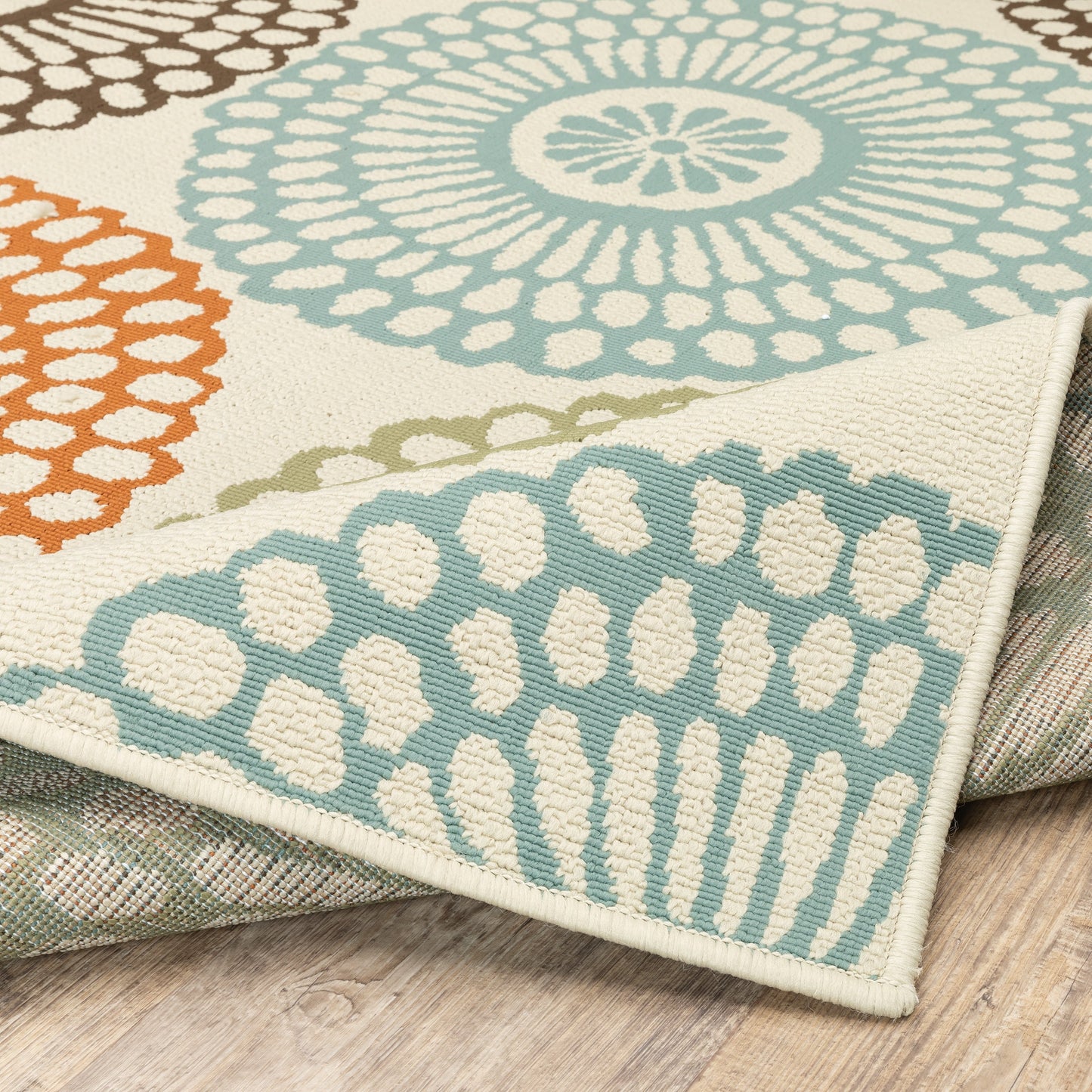 Vista Home Malta Medallions Multi-colored Indoor-Outdoor Rug