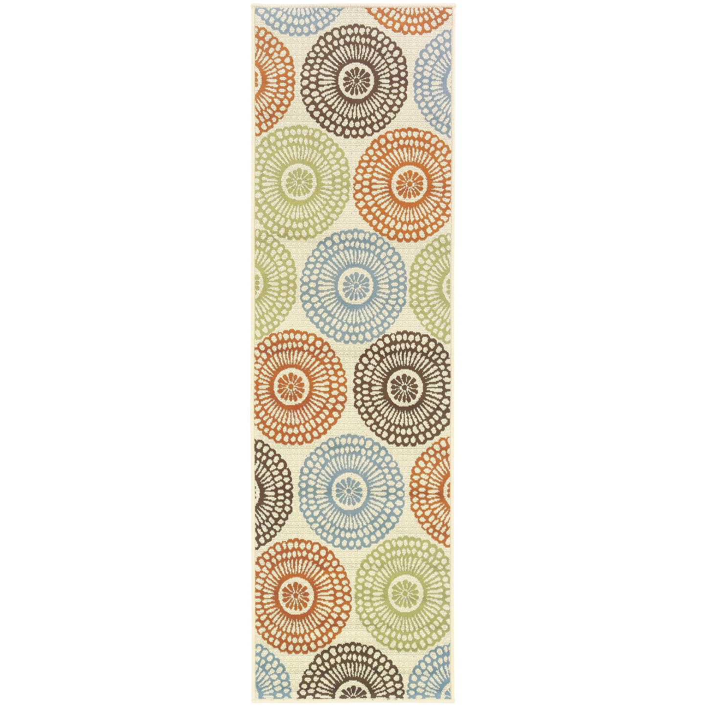Vista Home Malta Medallions Multi-colored Indoor-Outdoor Rug
