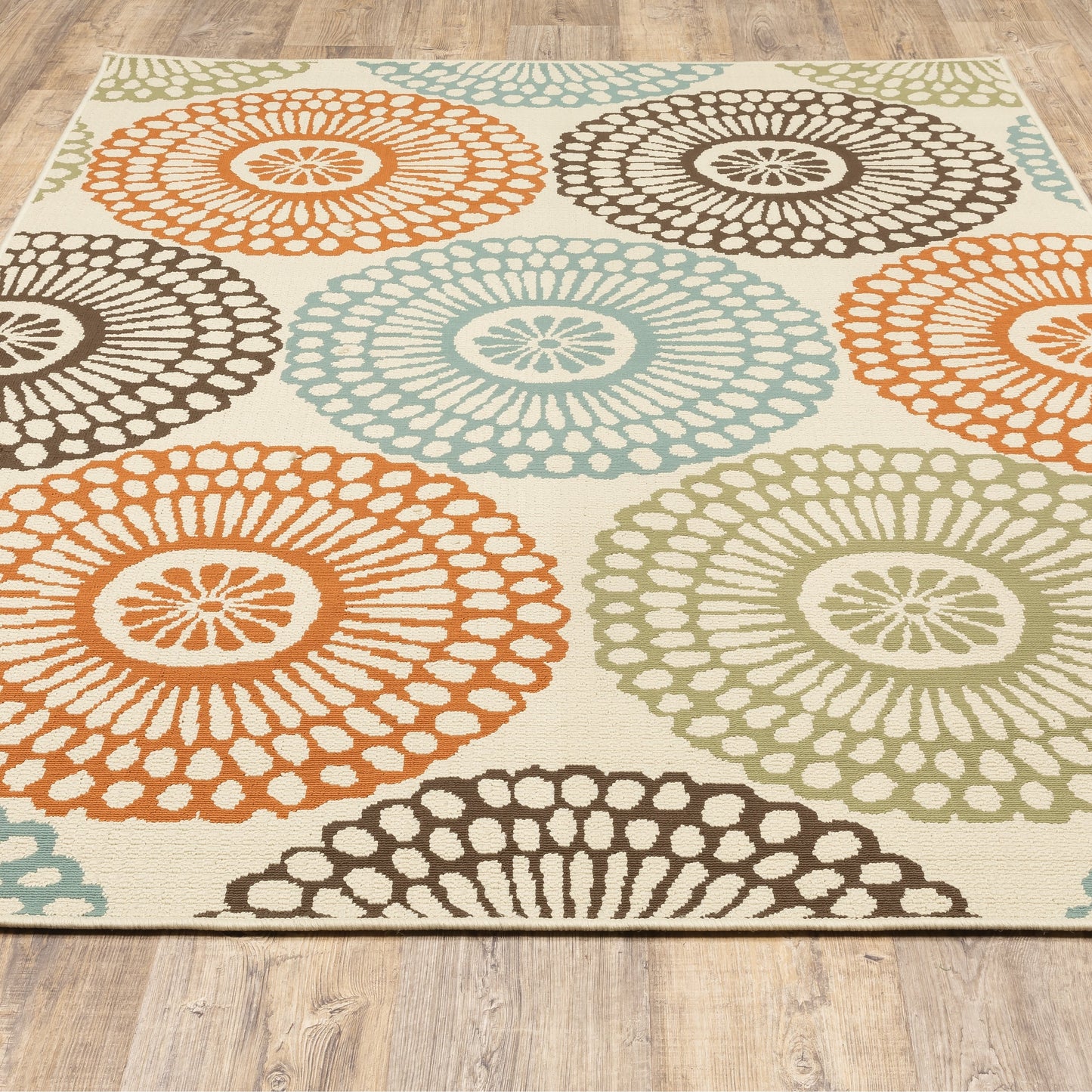 Vista Home Malta Medallions Multi-colored Indoor-Outdoor Rug