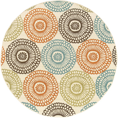 Vista Home Malta Medallions Multi-colored Indoor-Outdoor Rug