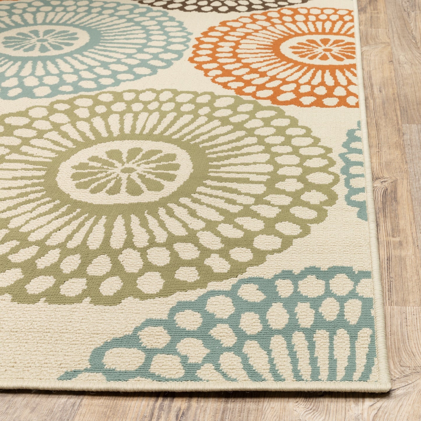 Vista Home Malta Medallions Multi-colored Indoor-Outdoor Rug