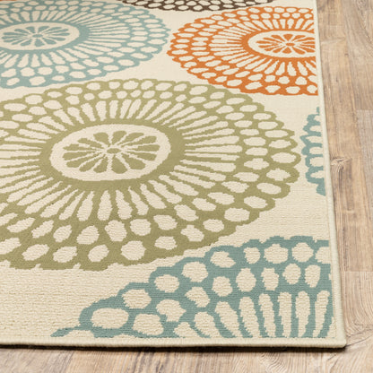 Vista Home Malta Medallions Multi-colored Indoor-Outdoor Rug