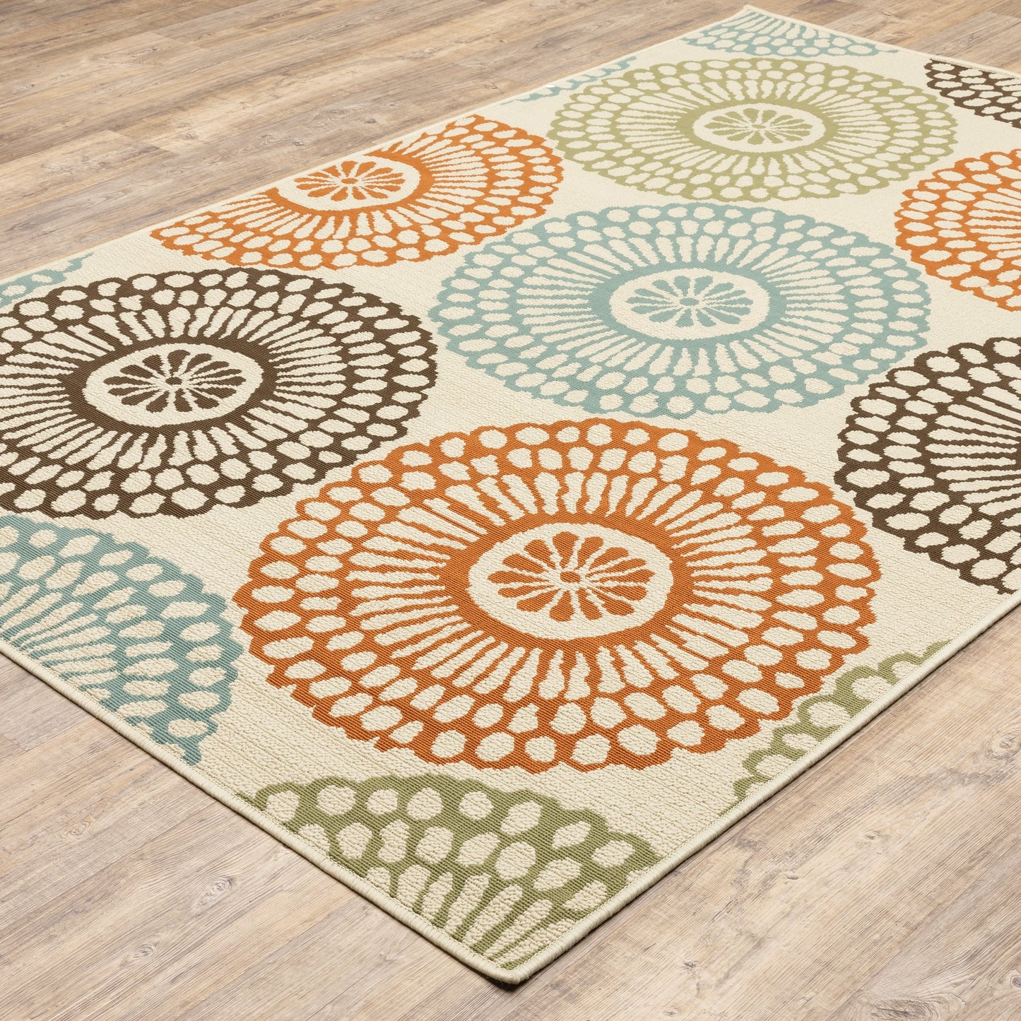 Vista Home Malta Medallions Multi-colored Indoor-Outdoor Rug