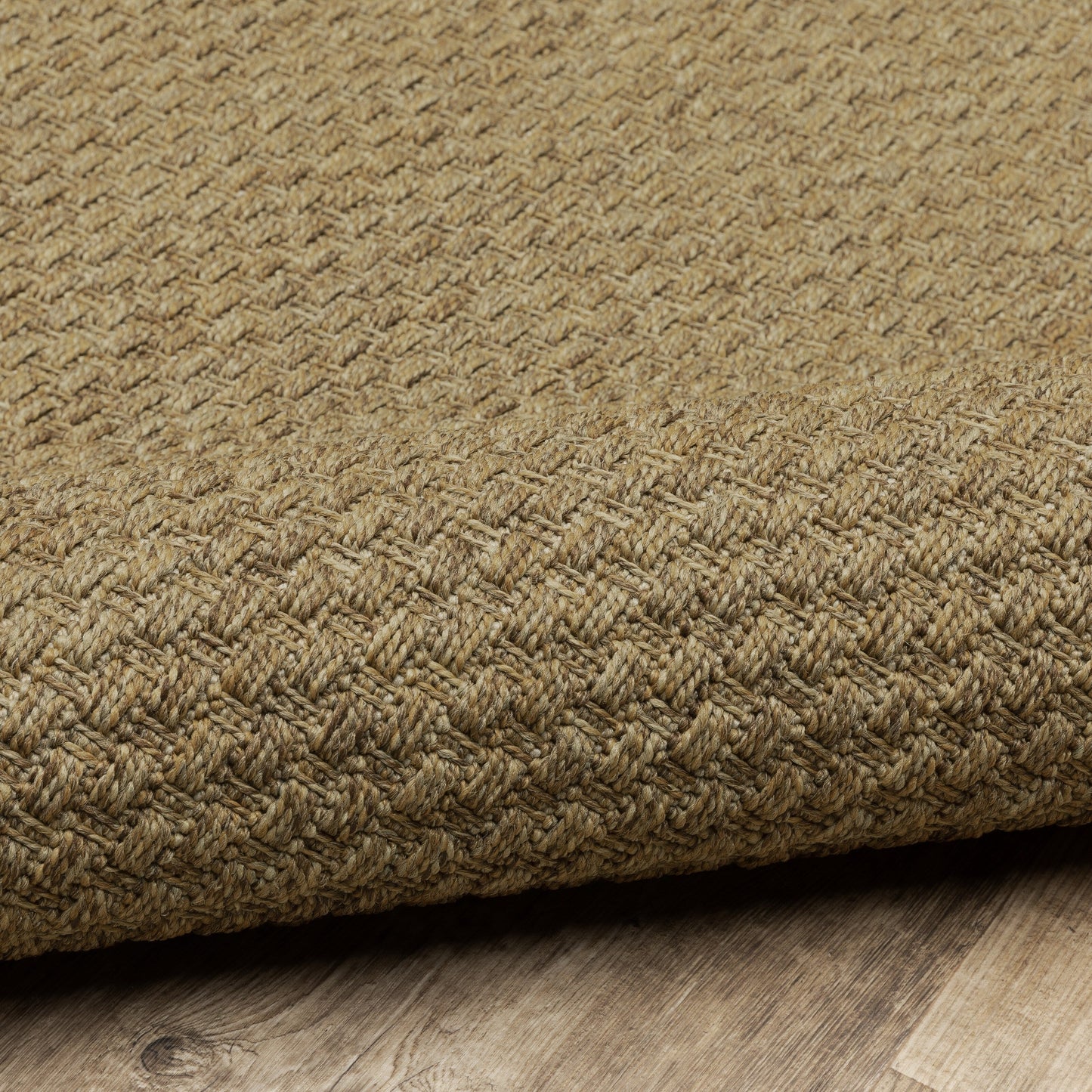 Style Haven Veranda Tonal Woven Basket Weave Indoor-Outdoor Rug