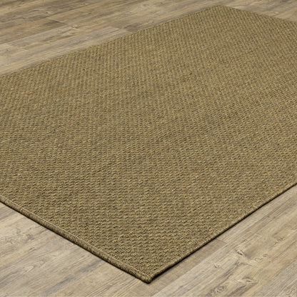 Style Haven Veranda Tonal Woven Basket Weave Indoor-Outdoor Rug