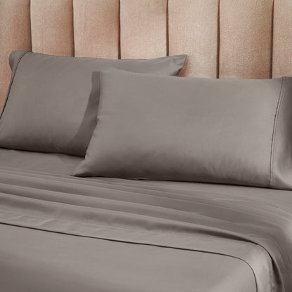 Superior Cotton Blend 1200 Thread Count Solid Deep Pocket Bed Sheet Set