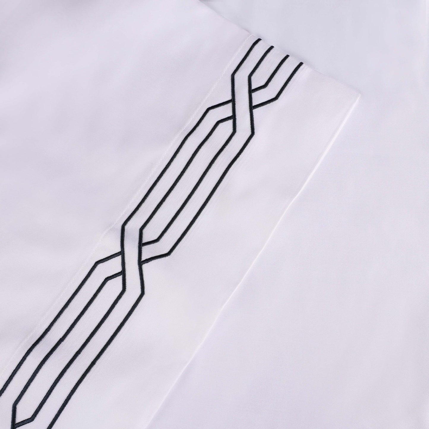 Parure de draps unie écologique en coton égyptien de qualité supérieure 1 200 fils