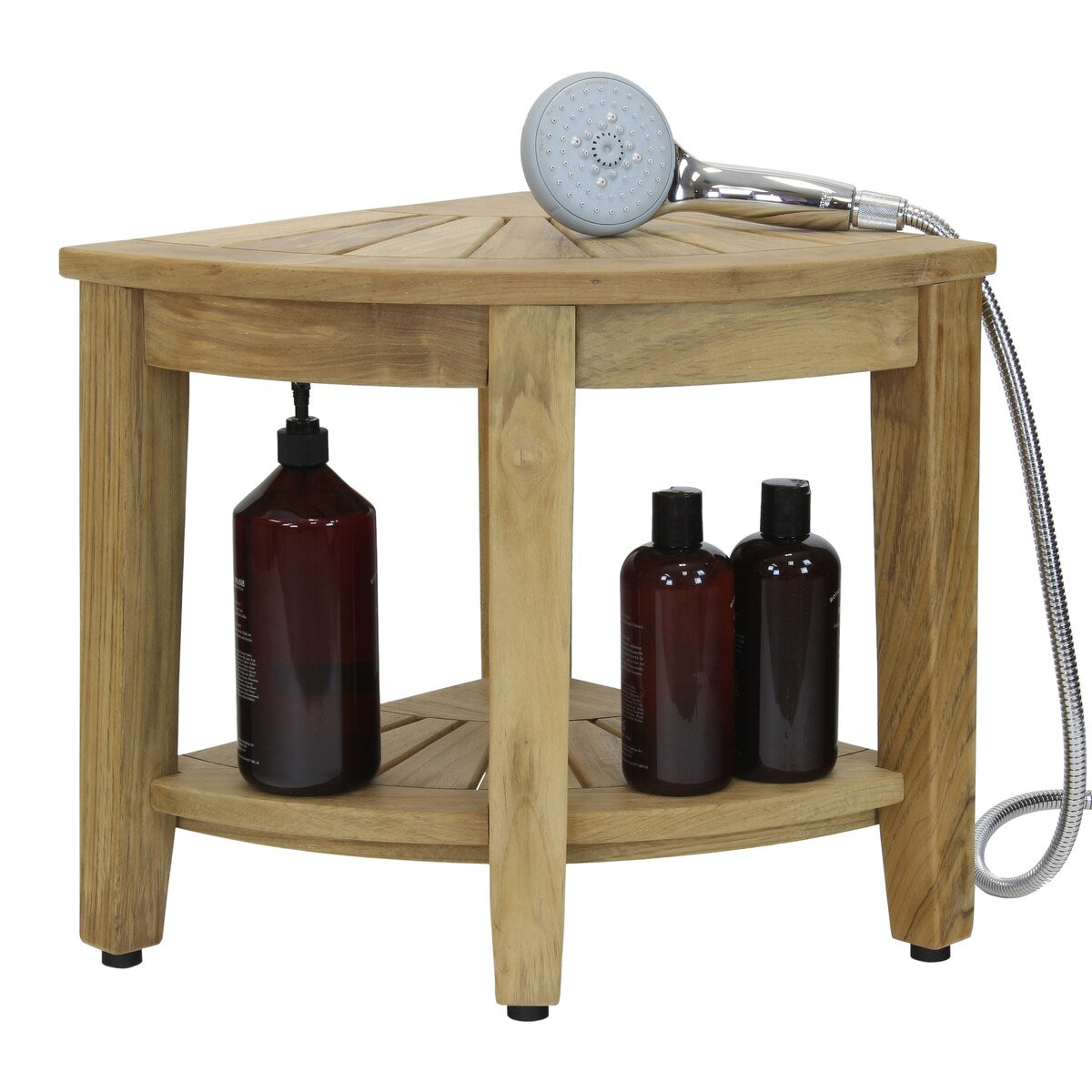 The Original Kai Corner Teak Shower Bench